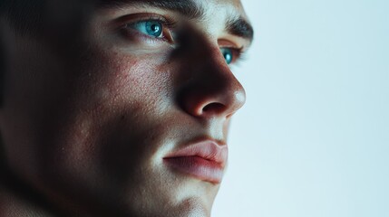 Obraz premium Quarterback training with focus on mental toughness. Featuring focus and composure