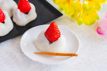 手作りいちご大福