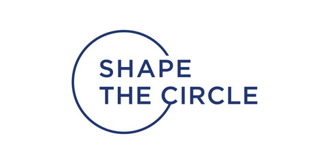 Circle business logo with company name