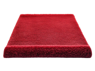  Red carpet isolated on transparent background