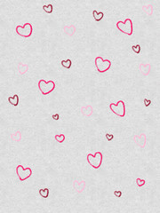 pink hearts background