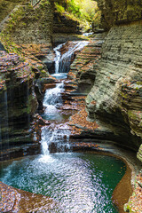 Wasserfälle im Watkins Glen State Park