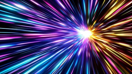Obraz premium Hand-Edited Background Illustrating Cosmic Phenomena