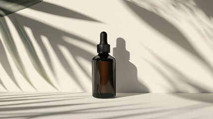 Naklejka premium Studio shot of blank cosmetic packaging