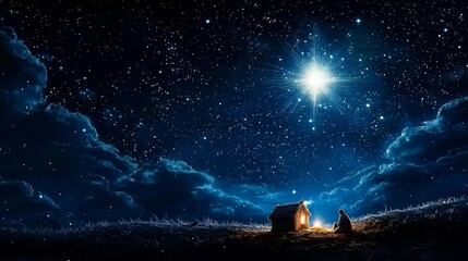 Experience the Wonder of the Dark Blue Starry Sky in Bethlehem.