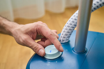 Making hand adjustments to the settings of various steam appliances for optimal use