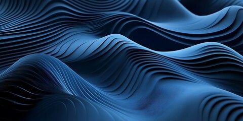Naklejka premium Abstract Blue Wave Design Background (1)