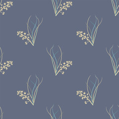 Vector seamless floral pattern for paper design, home textiles