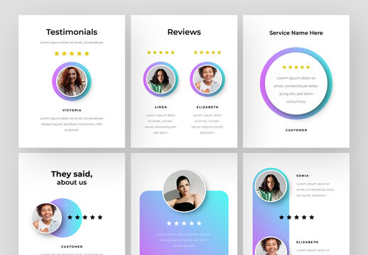Social Posts With Customer Testimonials Or Reviews