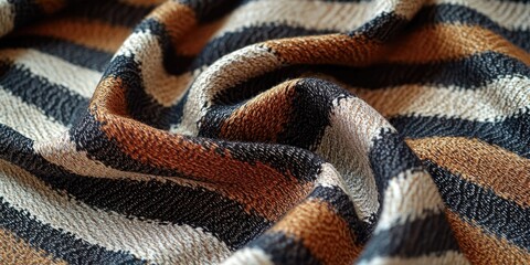 Fototapeta premium Close-up of a zebra print fabric with multiple colors and distinctive pattern.