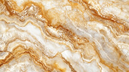 Obraz premium Luxury marble texture with gold metallic streaks and alcohol ink effects