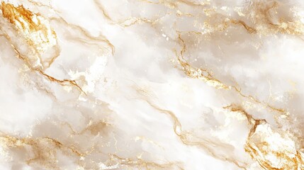 Creative marble texture art with golden sand land and abstract streak patterns
