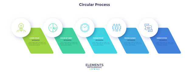 Modern Infographic Vector Template