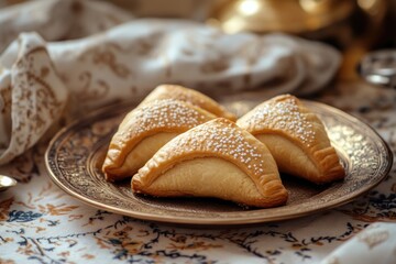 Cinnamon and nutmeg filled pastries, perfect for holiday celebrations.