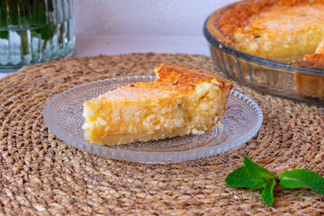 Typical cheesecake from Ibiza, Spain. Flaó