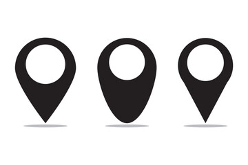Location icon. Map pin icon set. location marker. location pin. Map pin icon vector illustration eps 10.