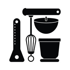 set of kitchen tools