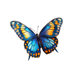 Vibrant Blue Butterfly Wings Abstract Art Stunning Nature Beauty