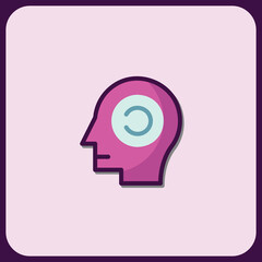 Mindful Copyright Icon: Creative Commons Concept