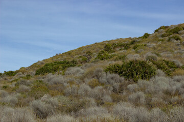 Landscape of the mountains and land. Spain.