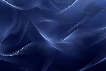 Obraz premium A Dark Blue Abstract Representation With Curves And Soft Light