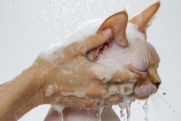 Bathing a cat can be a unique and fun grooming experience for both owner and pet