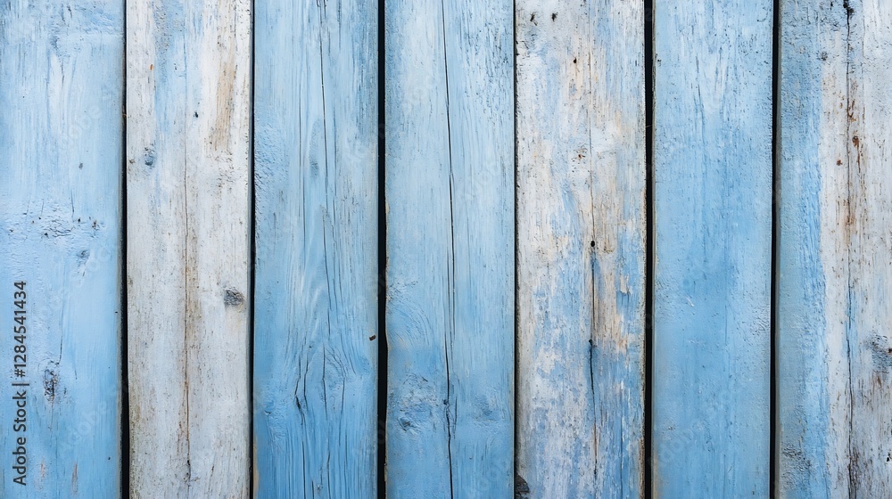 Leinwandbilder textured wooden planks in blue color creating a rustic background for design purposes : generative a