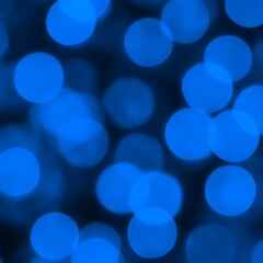Blue illuminated bokeh effect is a cool and amazing image