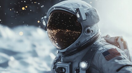 Ultra-Detailed Astronaut in Realistic Cinematic Environment