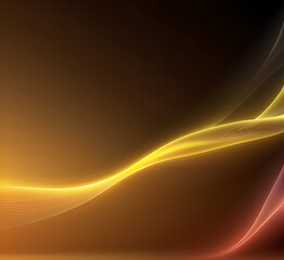 Neon gradient wave light in pink and blue tones on dark background creating futuristic and vibrant visuals for modern tech-inspired or artistic abstract.generative ai