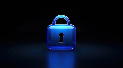 Cybersecurity concept showing a secure digital network and encrypted data.