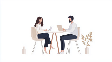 Health Insurance Representative Assisting Patient with Benefits Inquiry