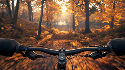 Enjoy Mountain Biking from Rider's Perspective