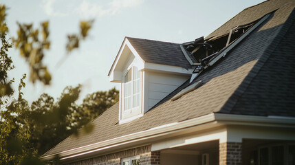 Homeowner Filing Property Insurance Claim for Storm Damage