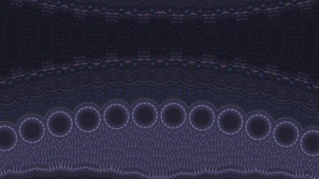 Beruhigendes animiertes Muster aus runden Kreisen und feinen Linien &ndash; abstrakter Hintergrund f&uuml;r Meditation, Design und moderne visuelle Kunst, violett