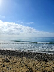 beach in the morning