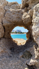 Window in the sea