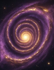 Fototapeta premium Cosmic Abstract Vortex with Swirling Stardust. Sci-Fi Space Art. Sci-fi book covers, fantasy artwork, astrology themes, space exploration branding, futuristic wallpapers
