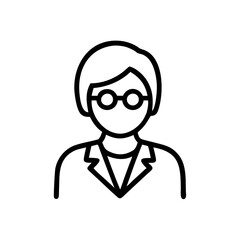 Teacher Professor Icon Set Vector Art Illustration for Education and Academic Designs