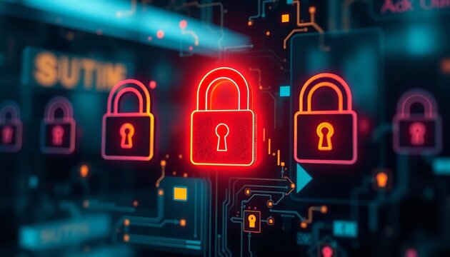 Neon Padlocks with SUTING