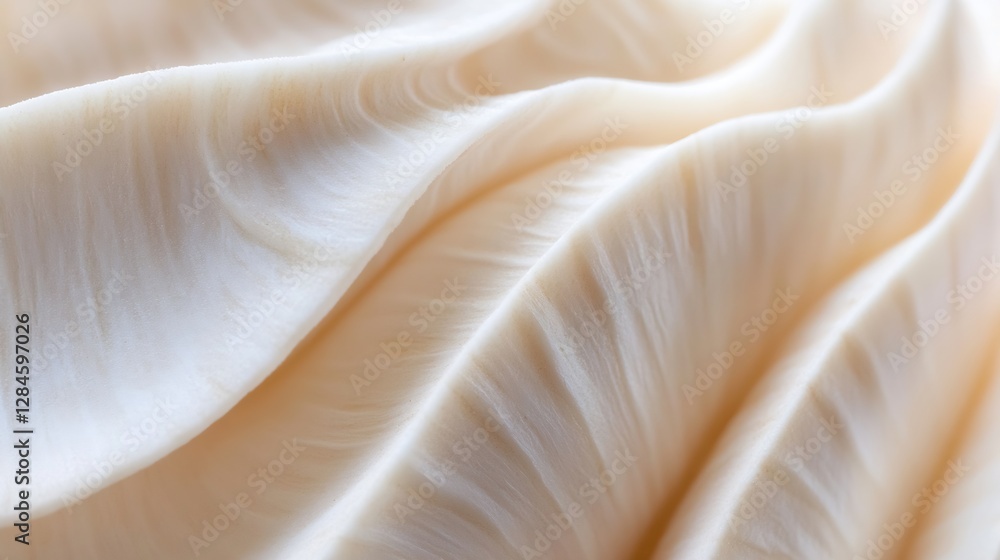 Leinwandbilder elegant closeup of soft silky fabric creating gentle waves and textures in natural light : generativ