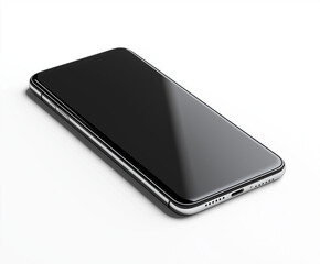 mobile phone isolated on white