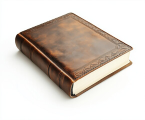 Obraz premium Book with leather cover