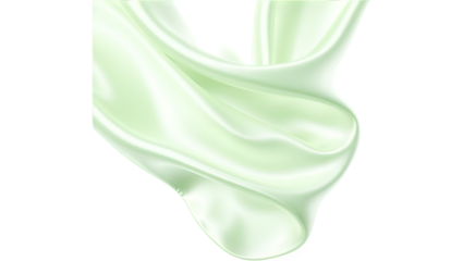 Soft, flowing fabric drapes gracefully, showcasing a delicate sheen and smooth texture.