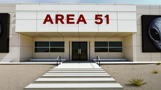 UFO Research Headquarters Inside Area 51 Facility