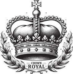  Regal Majesty, Royal Crown Vector.