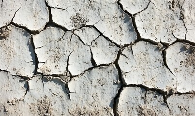 Obraz premium Cracked earth, arid landscape, dry ground, drought, texture