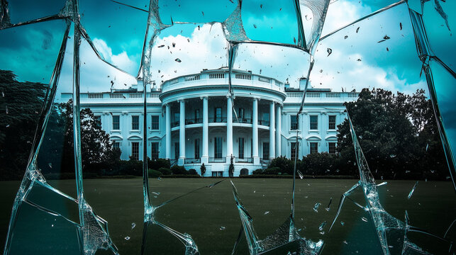 La Casa Blanca vista a trav&eacute;s de cristales rotos: concepto de corrupci&oacute;n estatal de alto nivel