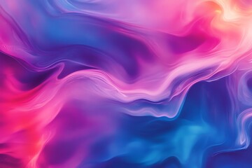 Obraz premium Abstract colorful swirls, vibrant pink, blue, and purple fluid motion background.