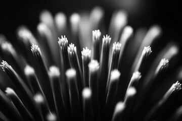 Close-up view of intricate wiring at microscopic level, showcasing the textured surface and delicate structure.